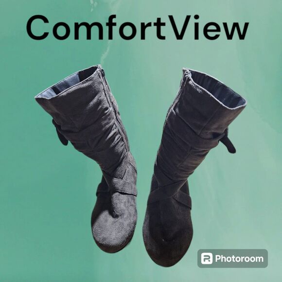 Comfort View Heather  Wide Calf Size 7W‎ - Picture 3 of 4